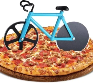 Fahrrad-Pizzaschneider-Edelstahl